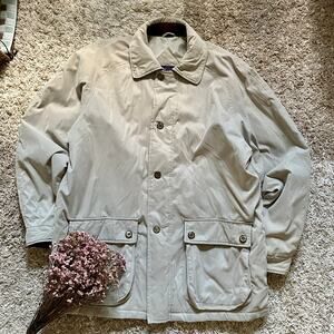 Gant Beige Classic Jacket Thermolite Corduroy & Nylon Men’s Size L/XL